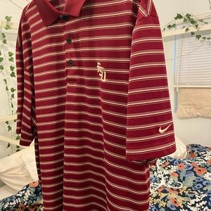 Great condition Nike fit dry FSU collared shirt/polo